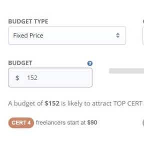 Set a budget.
