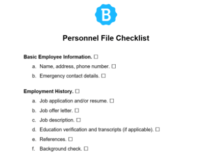 Checklist Download