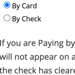 Choose your payment option.