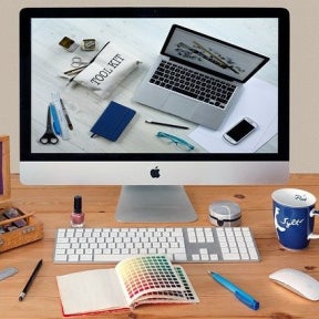 Plan a colorful booth design.
