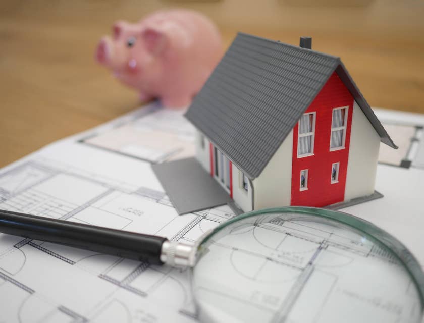 House planning and regulation blueprints.