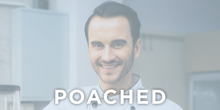 Poached Jobs logo.