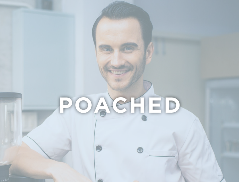 Poached Jobs logo.