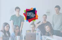 Logo Porta Futuro Lazio.