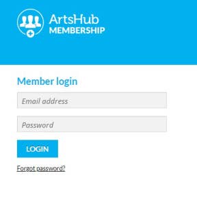 Log into your Arts Hub account.