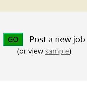 Select "Post a new job."