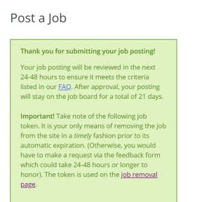 Post your job.