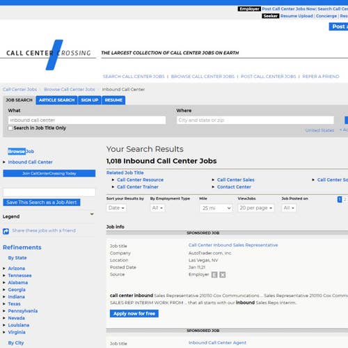 How to Post a Job on Call Center Crossing: