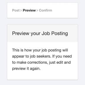 Preview your listing.
