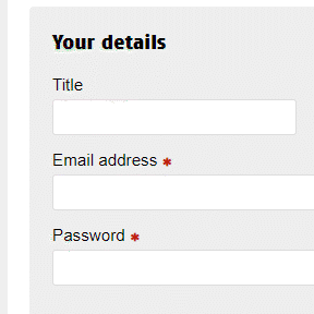 Create an account.