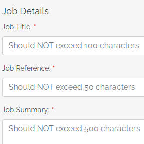 Create your job ad.