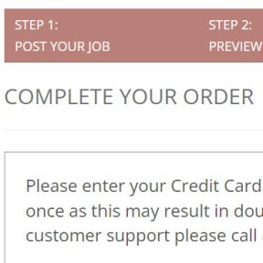 Process the payment.