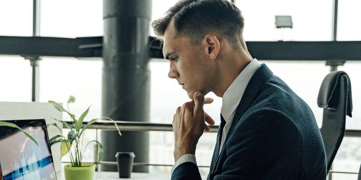 A program director preparing progress reports for senior managers.