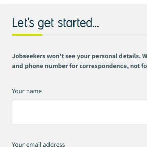 Complete the online form.