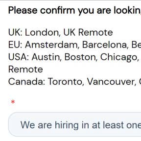 Confirm your hiring requirements.
