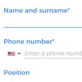 Provide your contact details.