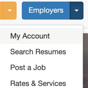 Navigate to the PTJobs.com home page.