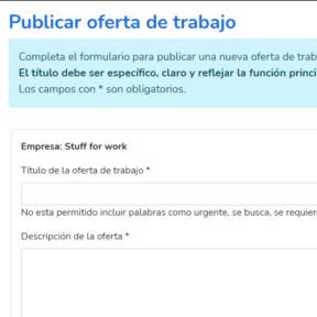 Publica tu vacante.