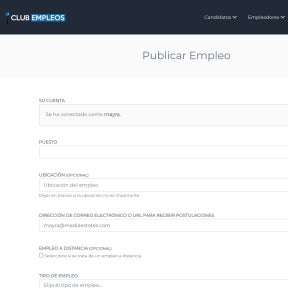 Publica una vacante.