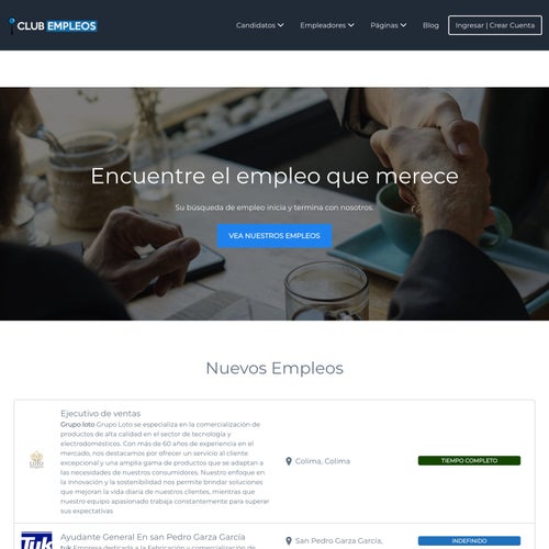 Cómo publicar una vacante en ClubEmpleos: