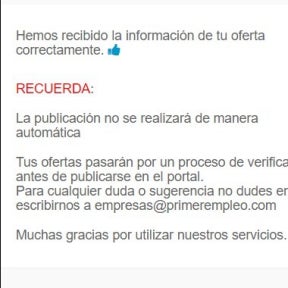 Publicar vacante.