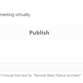 Publish your job ad.