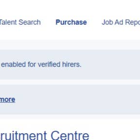 Select a job posting plan.