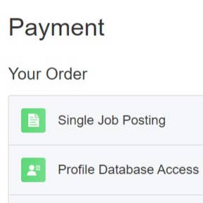 Purchase your job post.