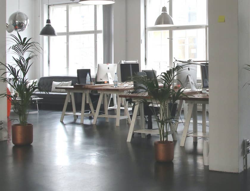 Una oficina de una empresa.