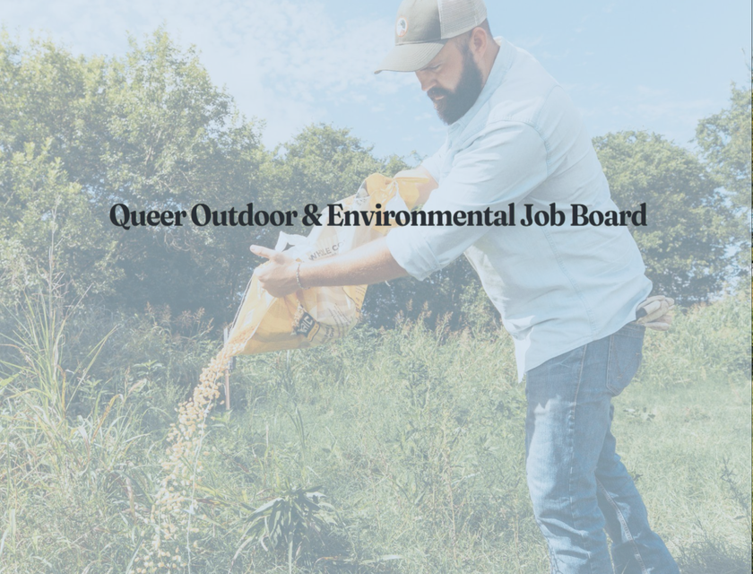 Queer Outdoor & Environmental Job Board logo.