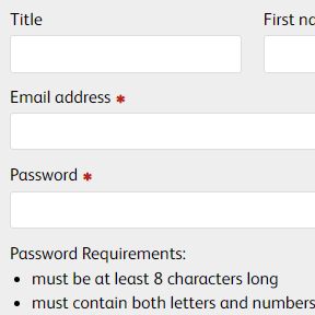 Create an employer account.