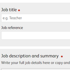 Create your job post.
