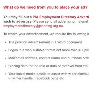 Read through the instructions for posting a job.