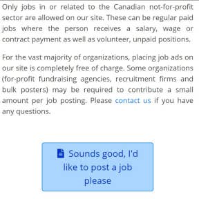 Read through the job posting rules.