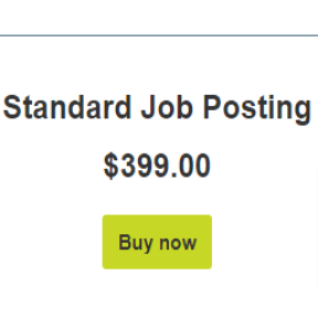 Select a job posting package.