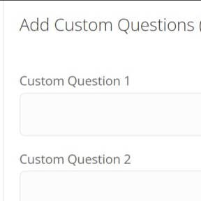 Add screening questions.