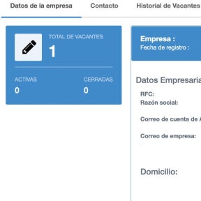 Publica la vacante.