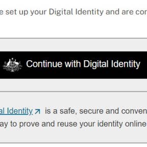 Register an account with Digital Identity.