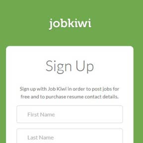 Register an employers account.