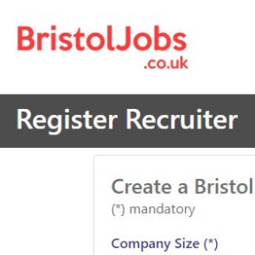 Register as a recruiter.
