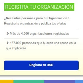 Registra a tu OSC.