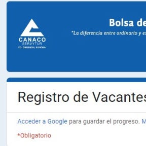 Registra tu correo.