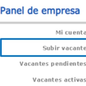 Registra tu vacante.