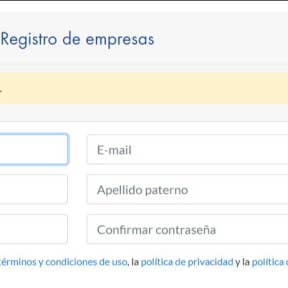 Registra una cuenta.