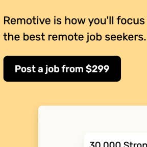 Click "Post a job from $299."