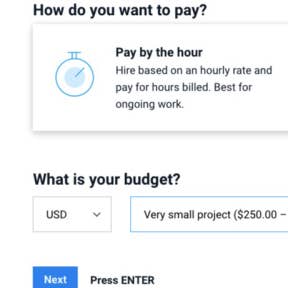 Set a budget.