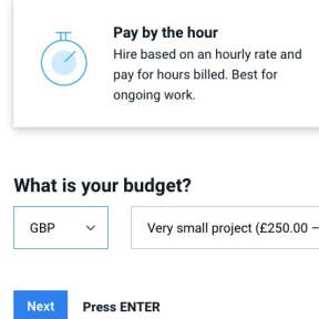 Set a budget.