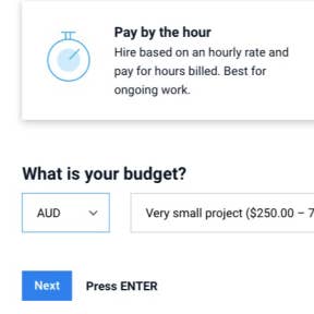 Set a budget.