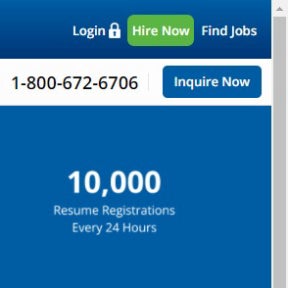 Click on "Hire Now."