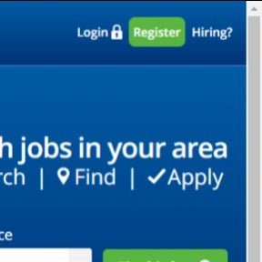 Click on "Hiring?" on the home page.